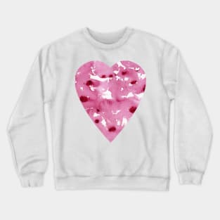 Poppies (heart) Crewneck Sweatshirt